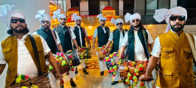 Punjabi Dhol Players performing in Delhi